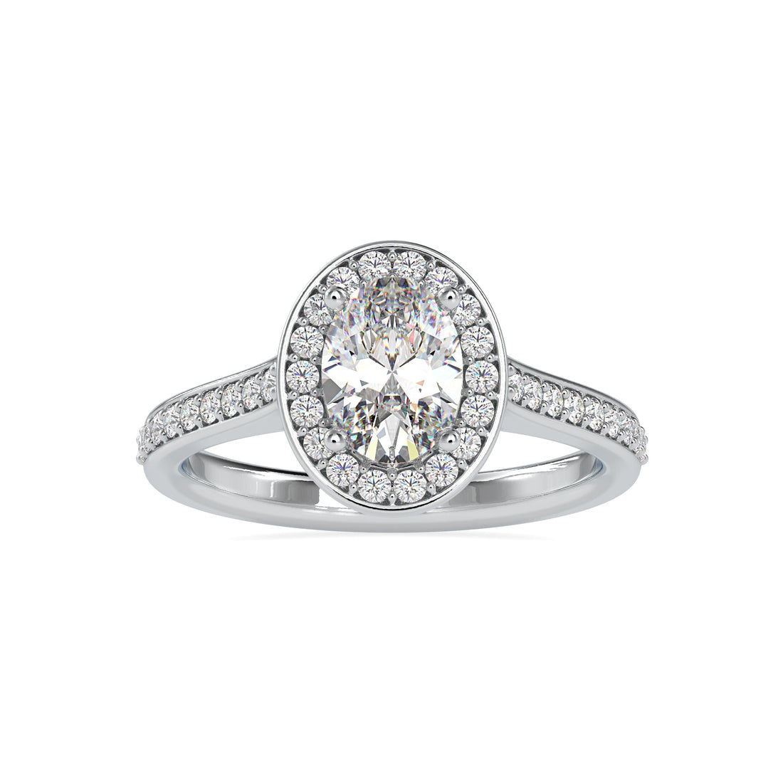 Vintage-Inspired Halo Diamond Ring 6