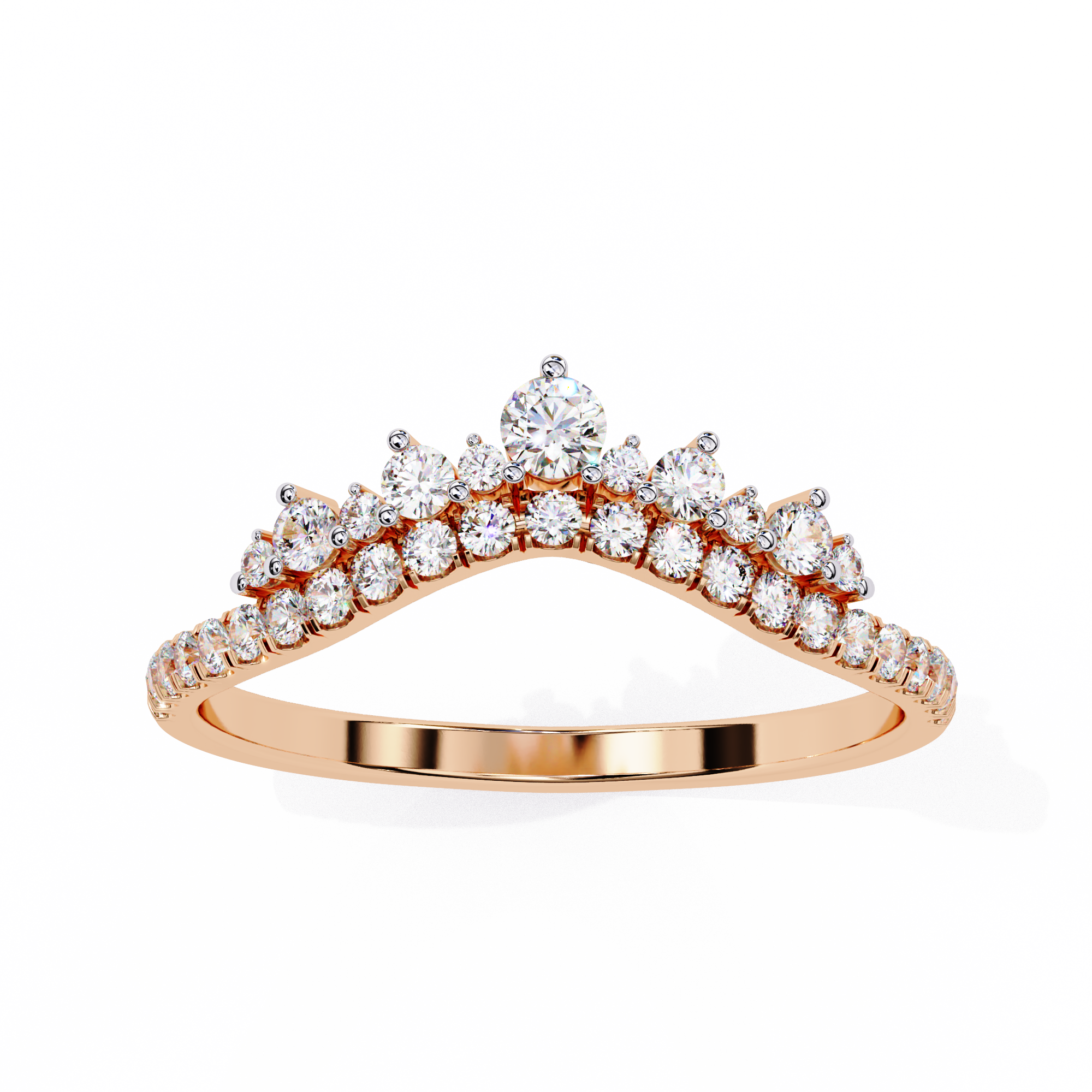 Wave Fusion Diamond Ring  6