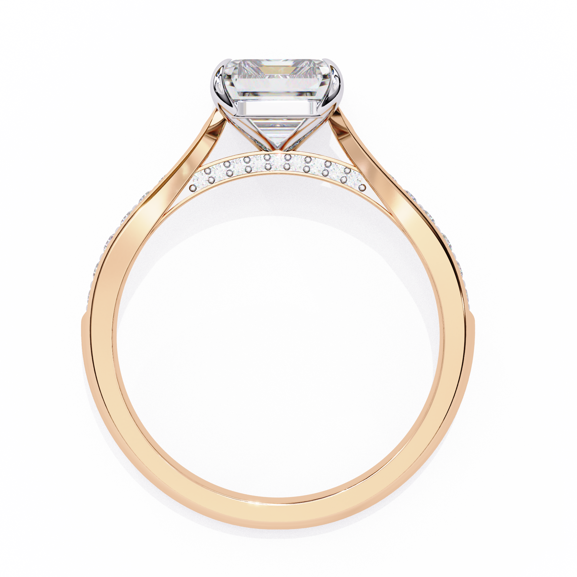 Whisper Shine Radiant Solitaire Ring9