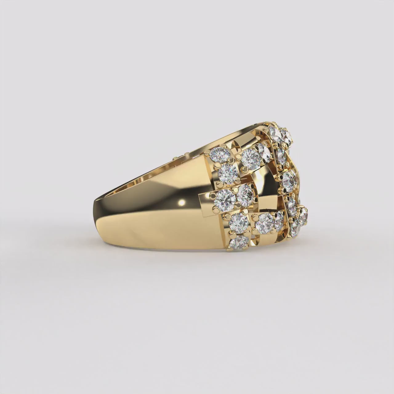 Interlocking Radiance Diamond Ring