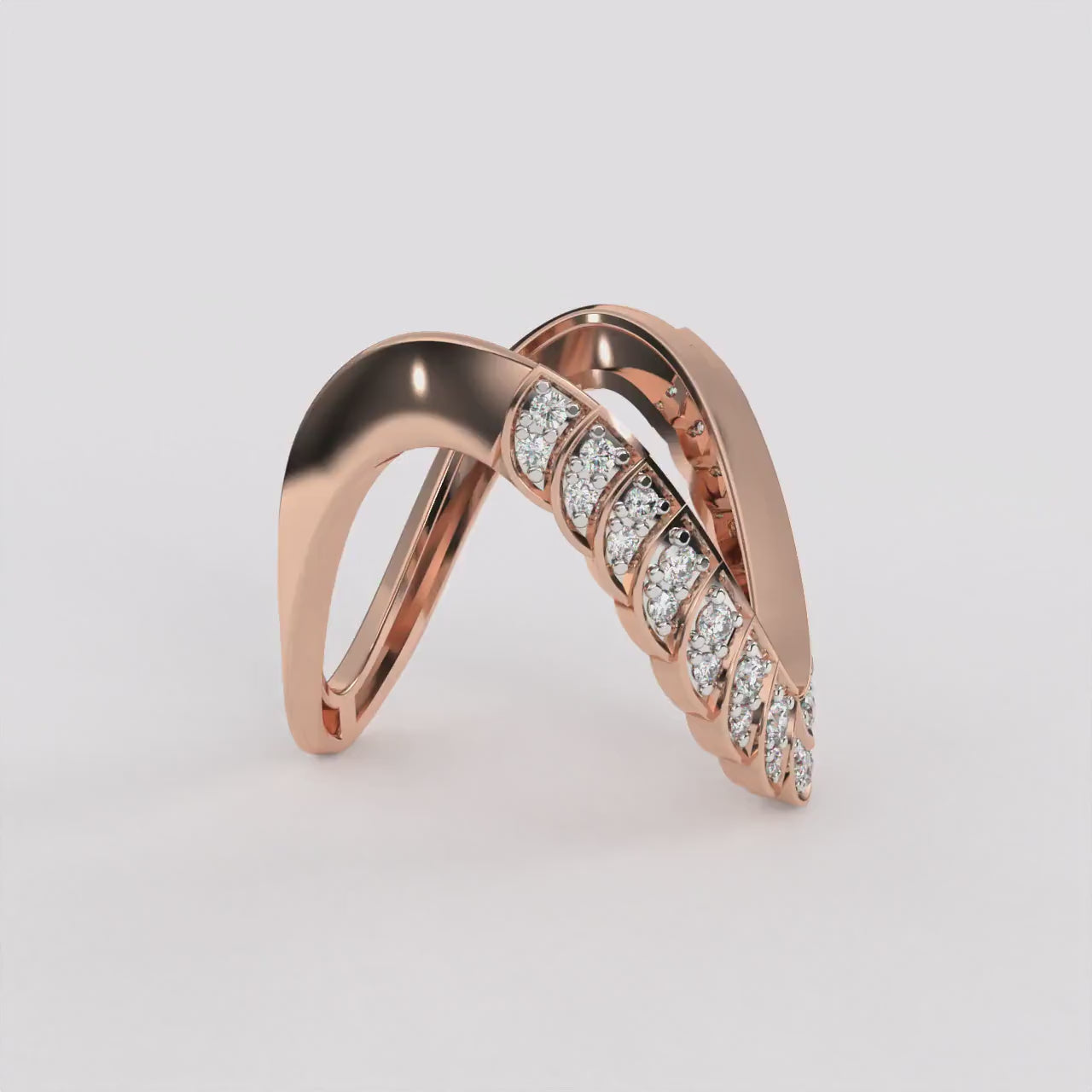 Infinity Band Diamond Ring