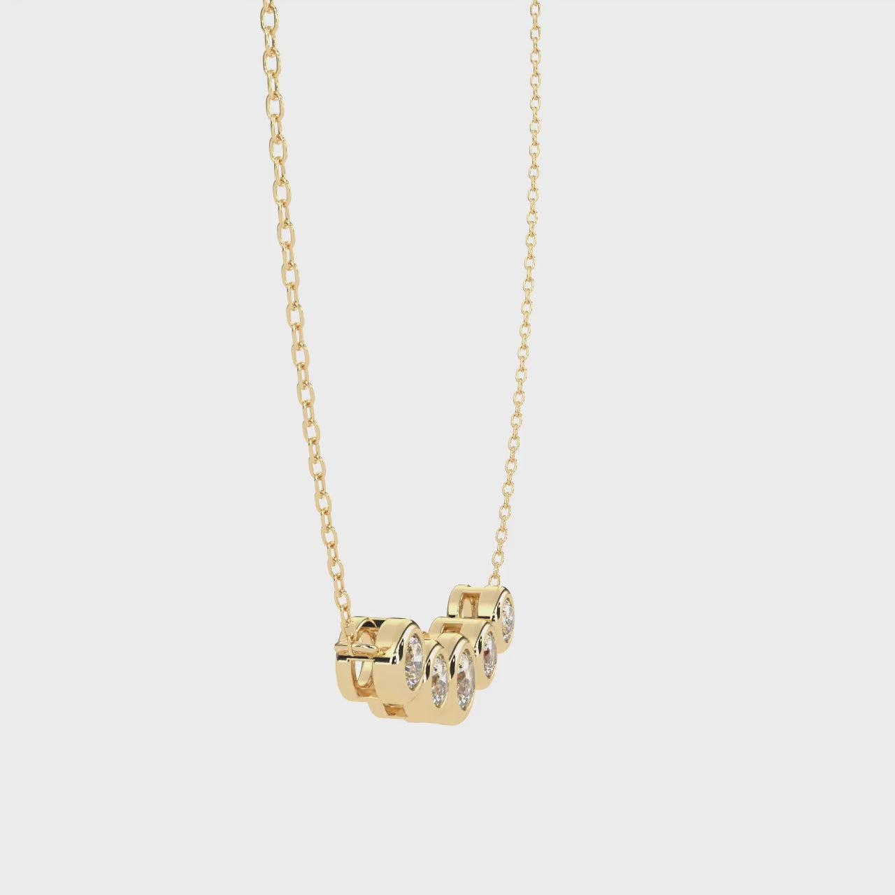 Radiance Solitaire Diamond Pendant