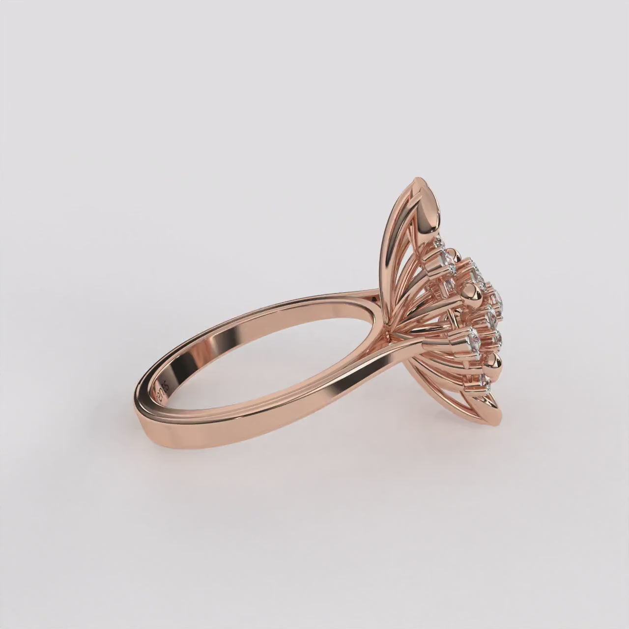Dewdrop Diamond Ring