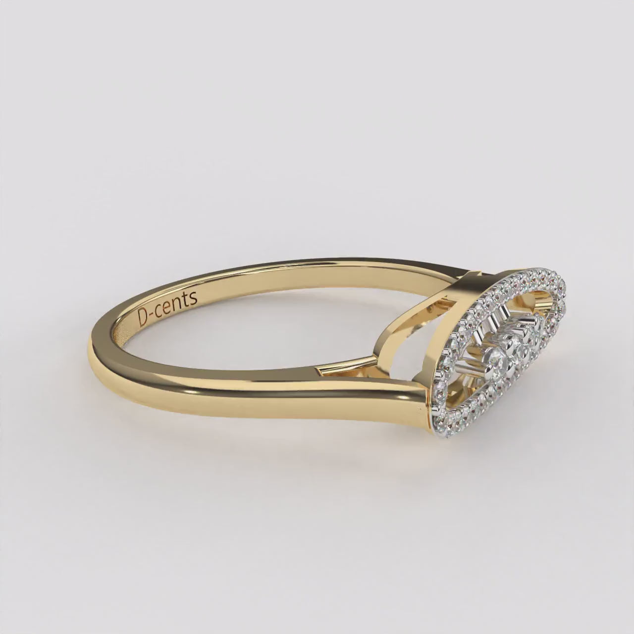 Gold Stella Diamond Ring