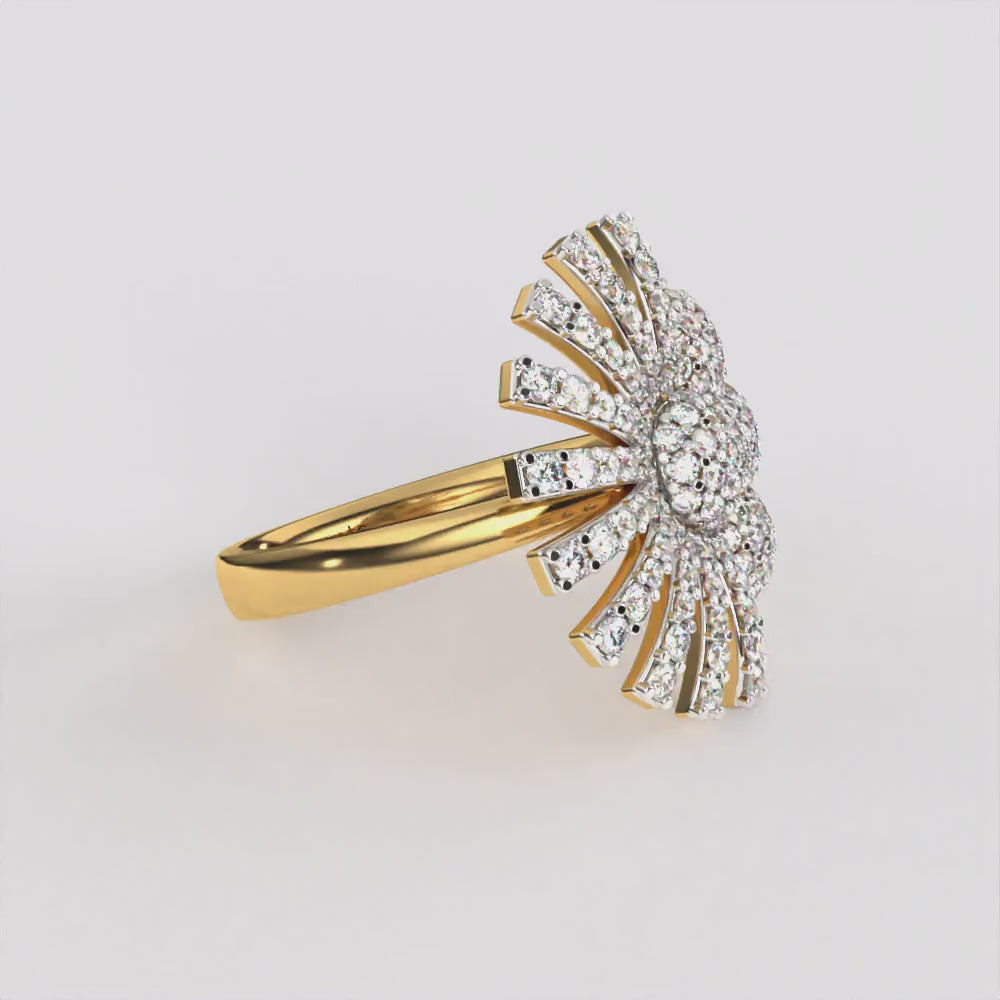 Magnificent Sparkling Diamond Ring