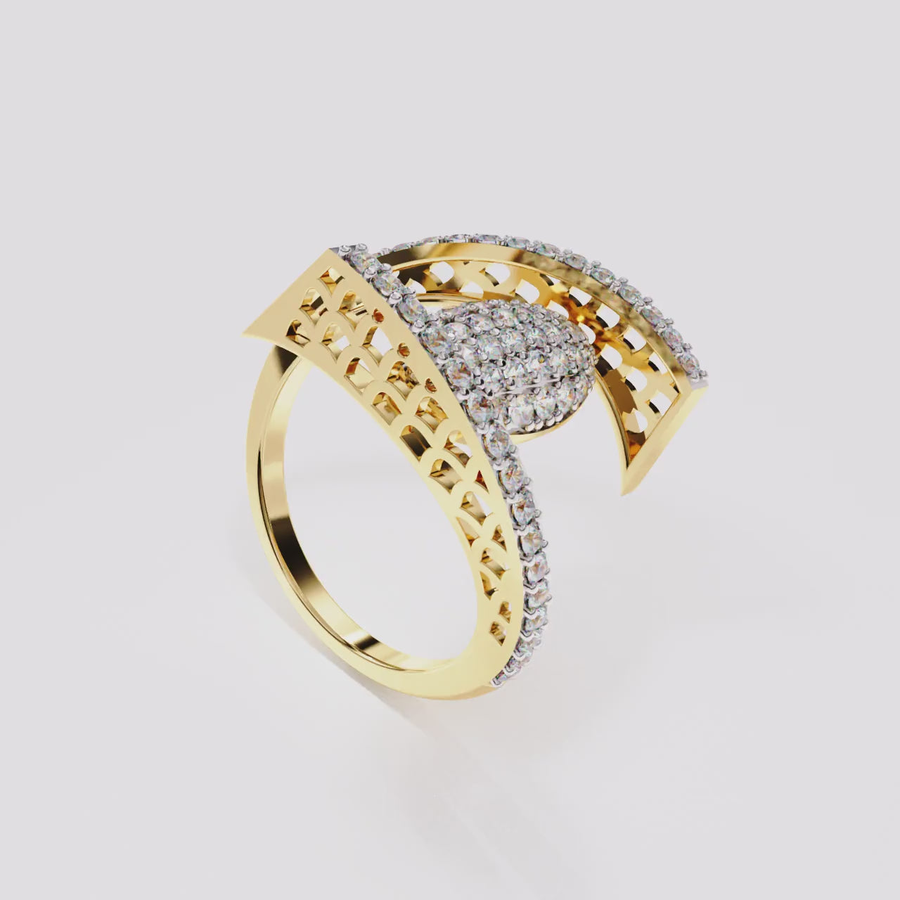 Outerlaced  Whispers Diamond Ring