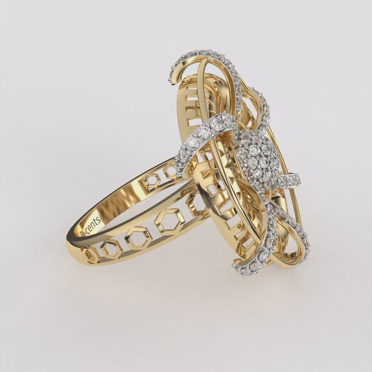Blazing Bright Diamond Ring