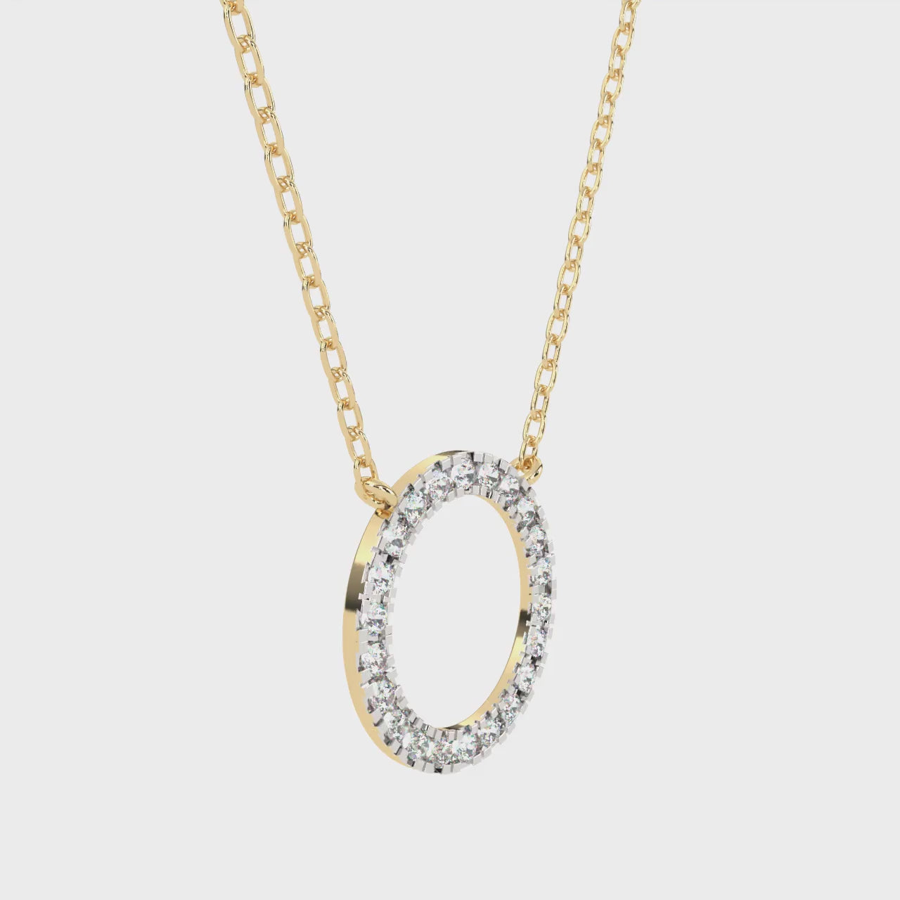 Eternal Orbit Diamond Pendant