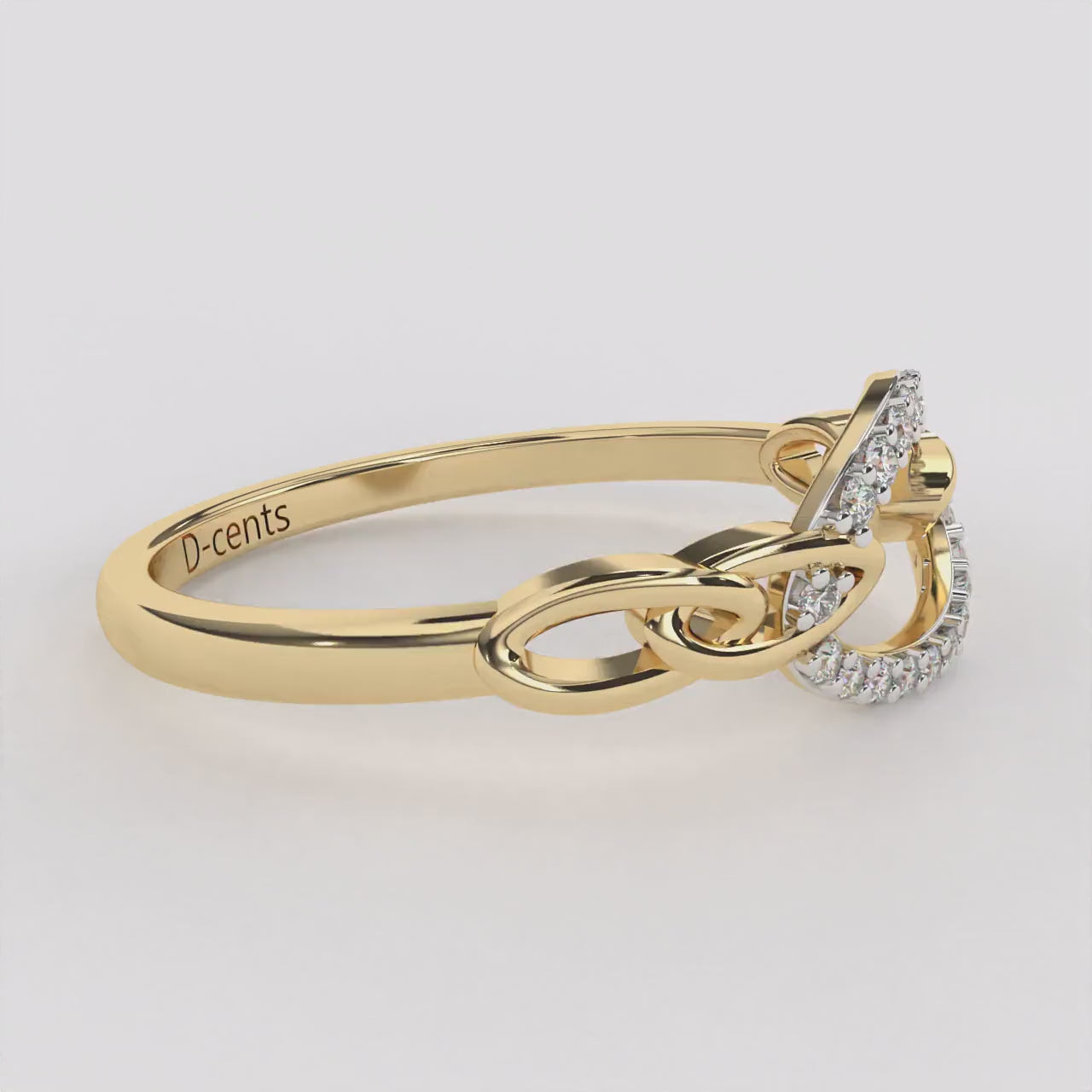 Moonbeam Diamond Finger Ring