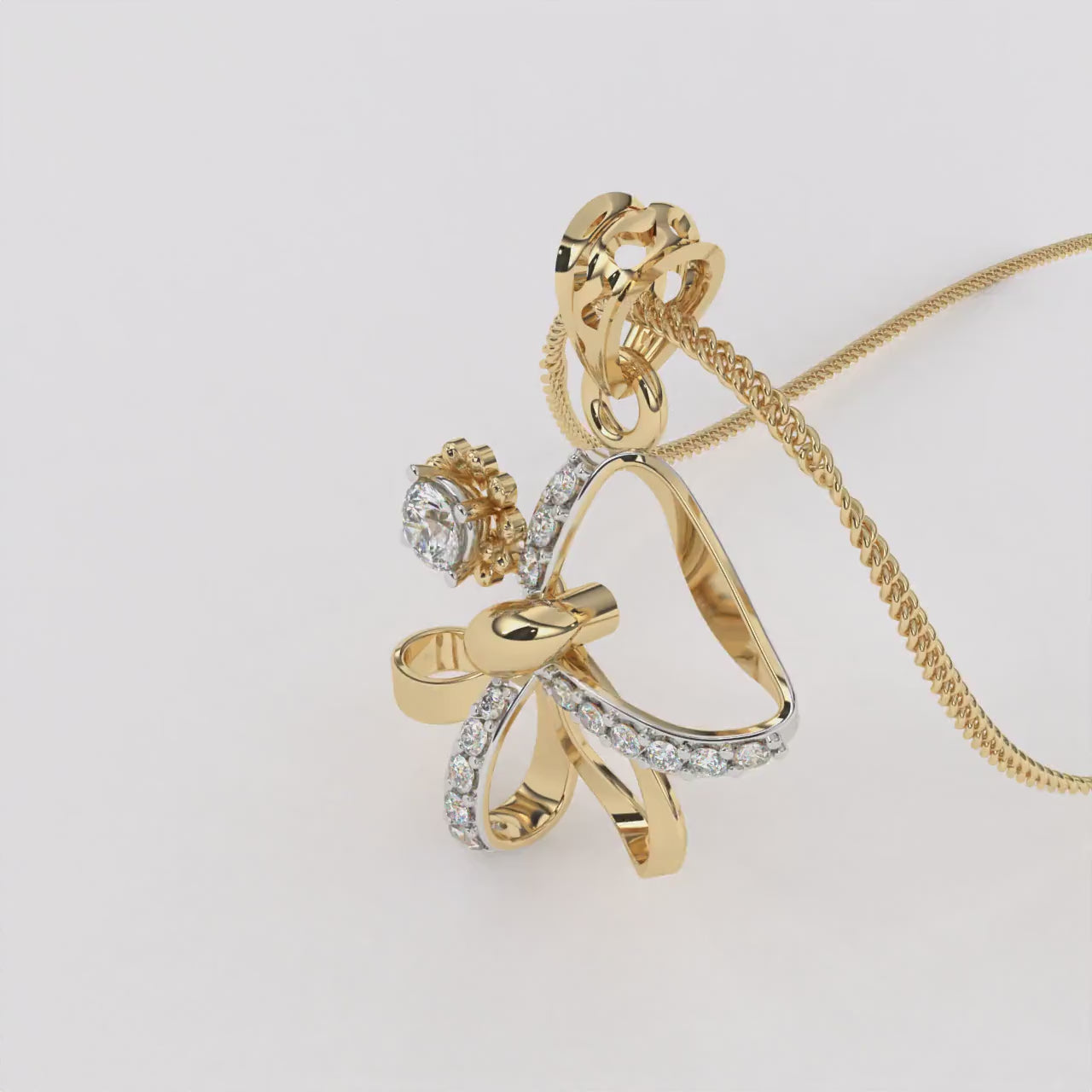 Luxe Solitaire Diamond Pendant