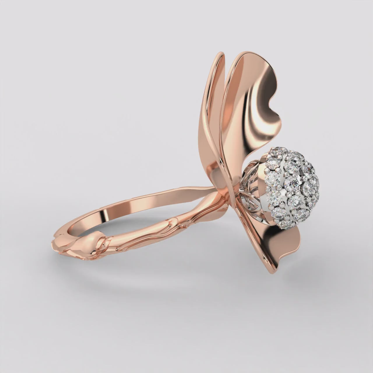 The Floral Diamond Ring