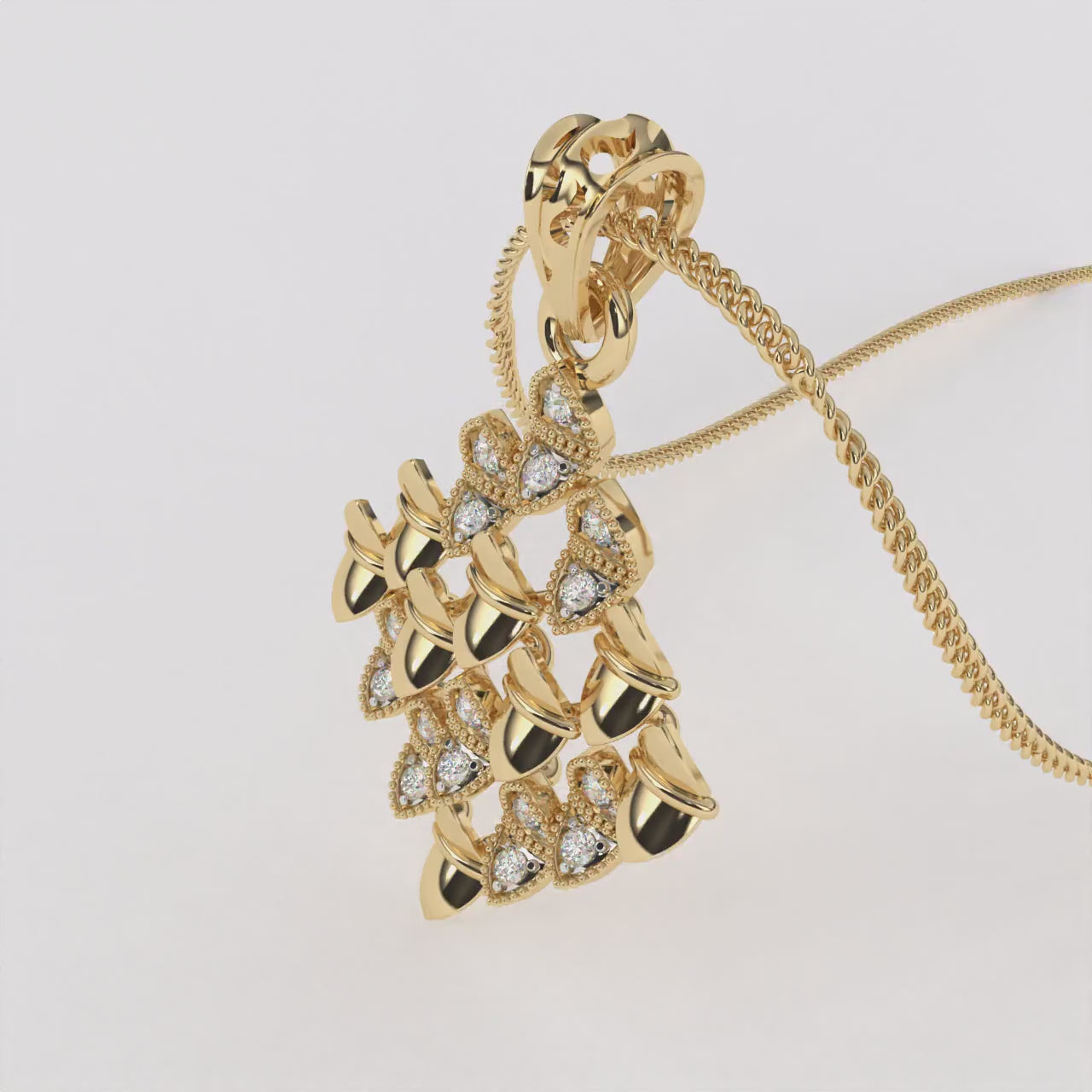 Prism Glowing Diamond Pendant