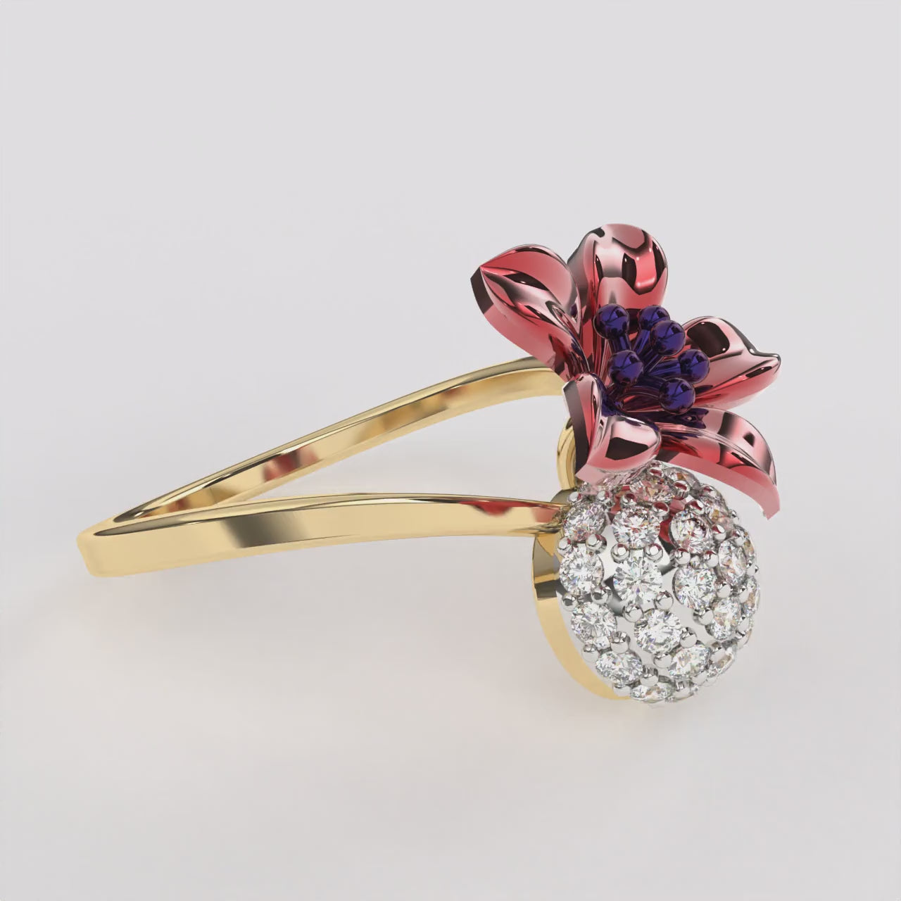 Blooming Elegance Diamond Ring