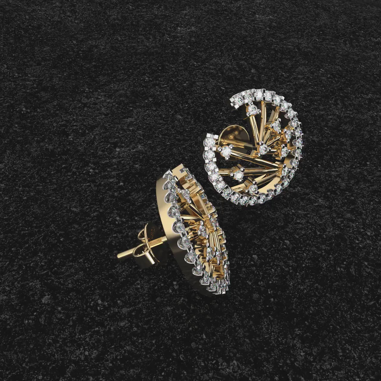 Blooming Beauty Diamond Stud earrings