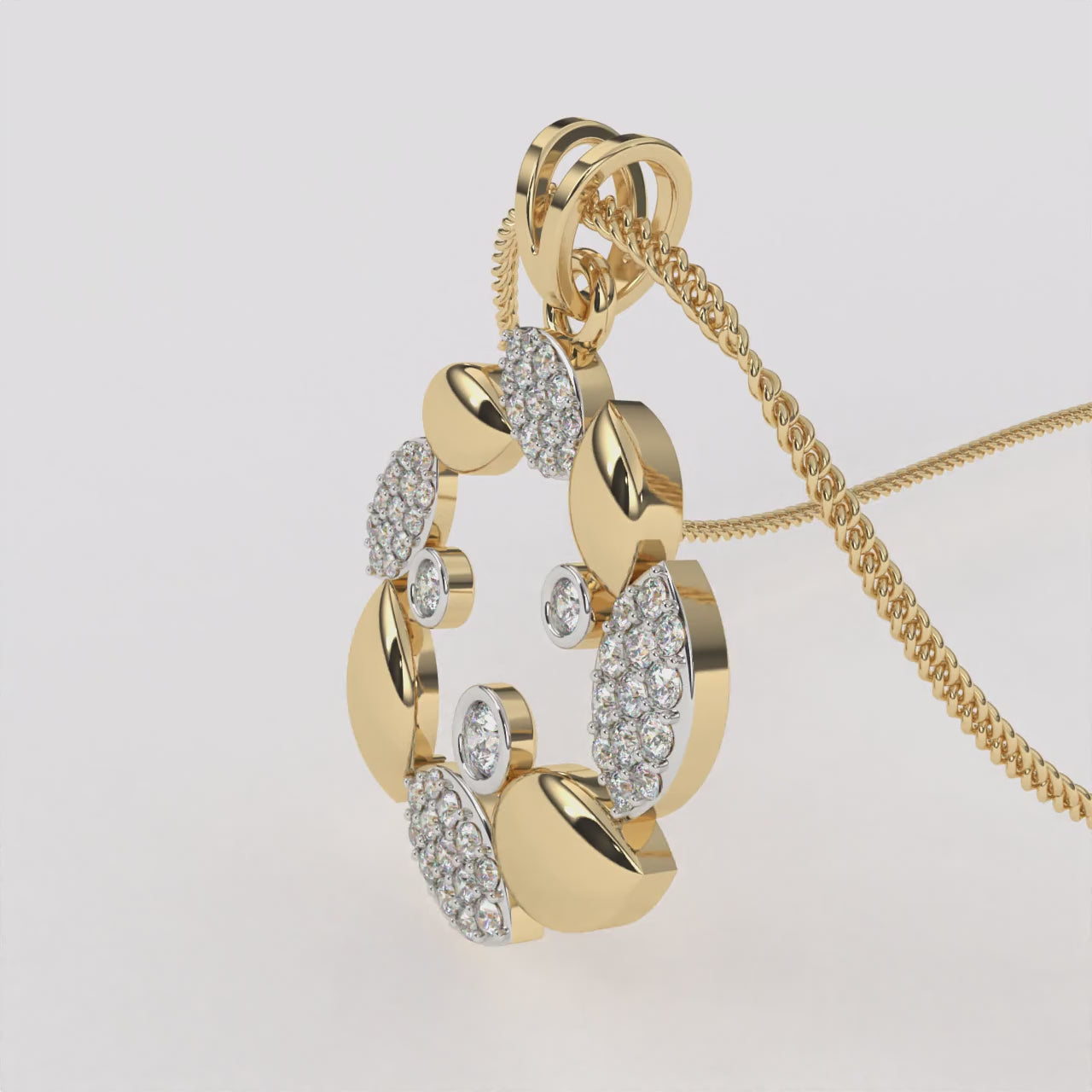 Blustery Diamond Pendant