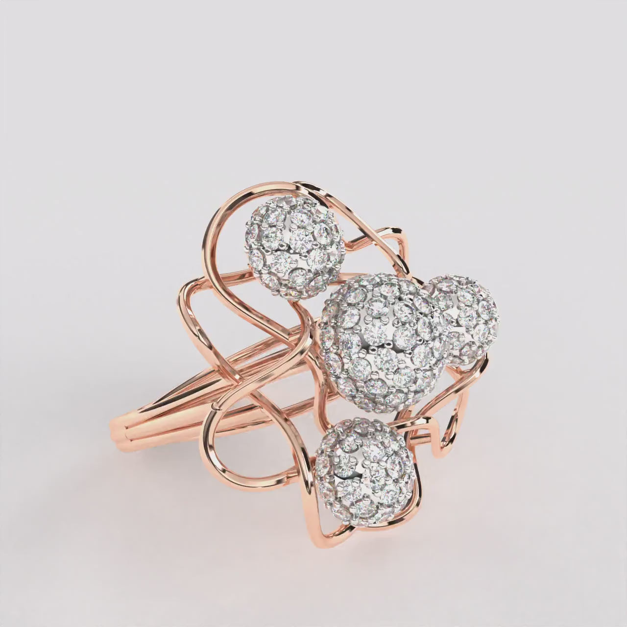 Blushing Diamond Ring