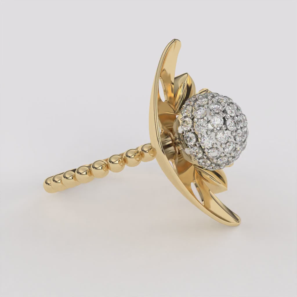 Italina Women's Fashion Diamond Ring