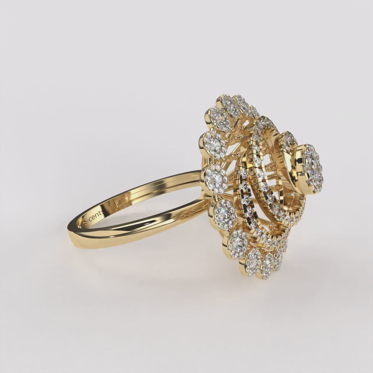 Layered Diamond Ring