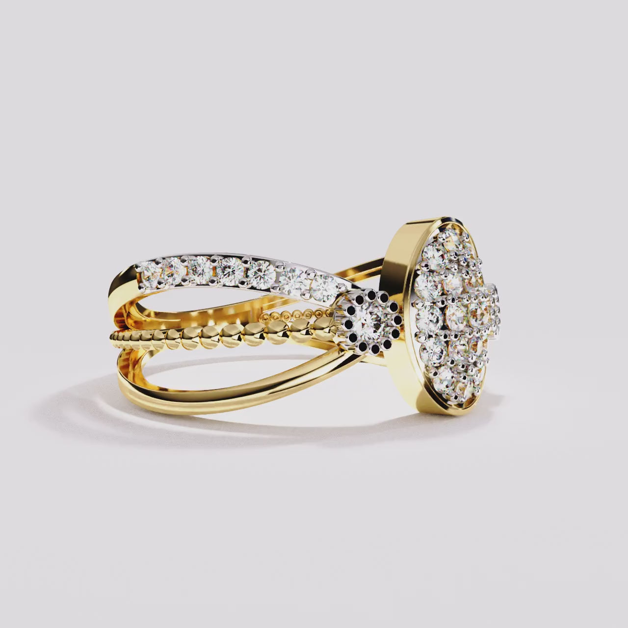 Trinity Magnificence Diamond Ring