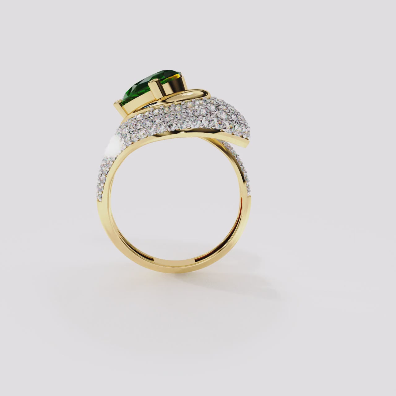 Immaculate Petal Diamond Ring