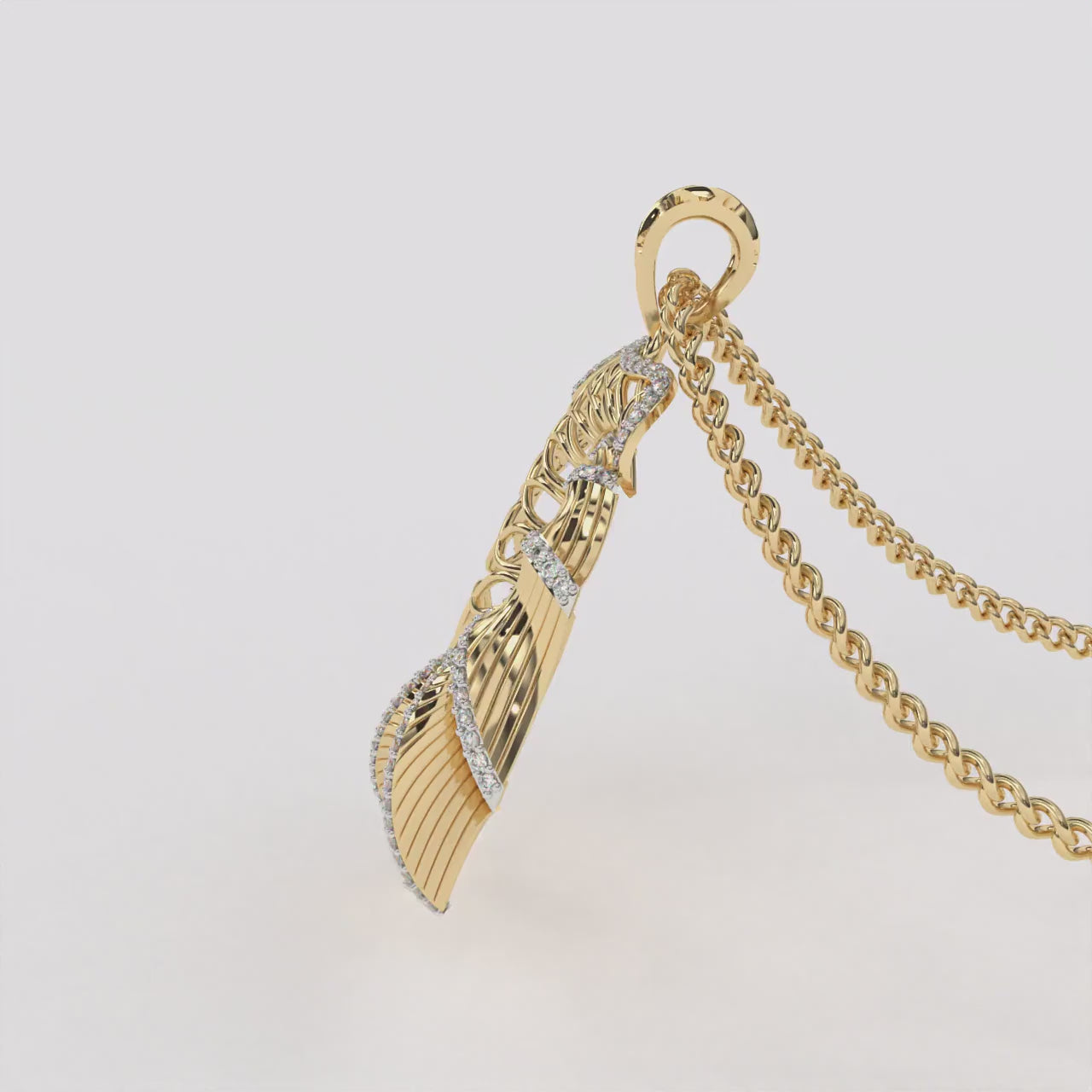 Sparkle Starburst Diamond Pendant