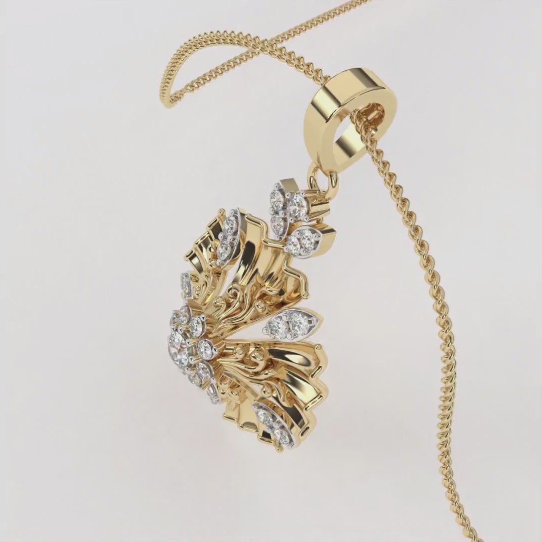 Ethereal Mist Diamond Pendant