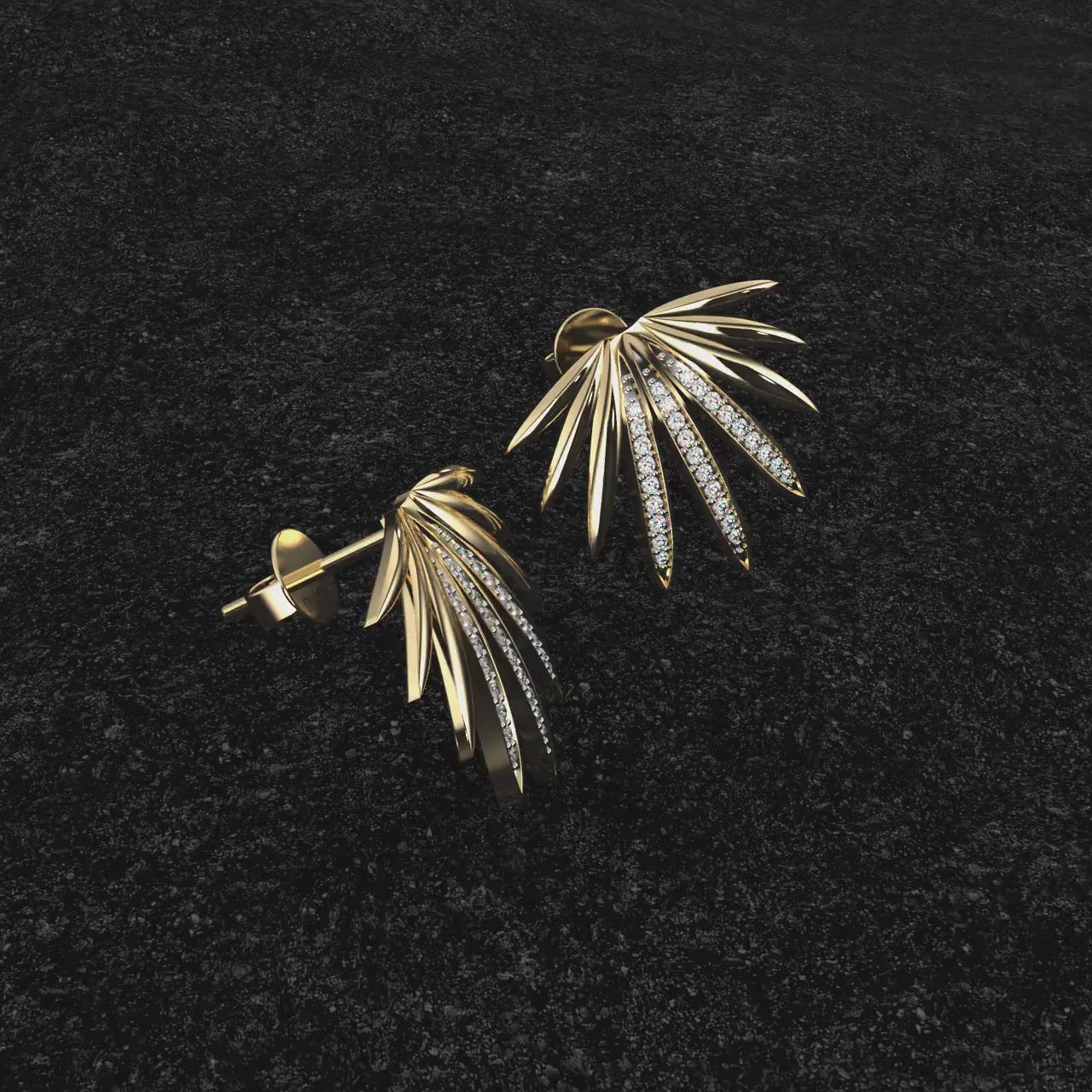 Sparkle & Shine Diamond Stud Earrings