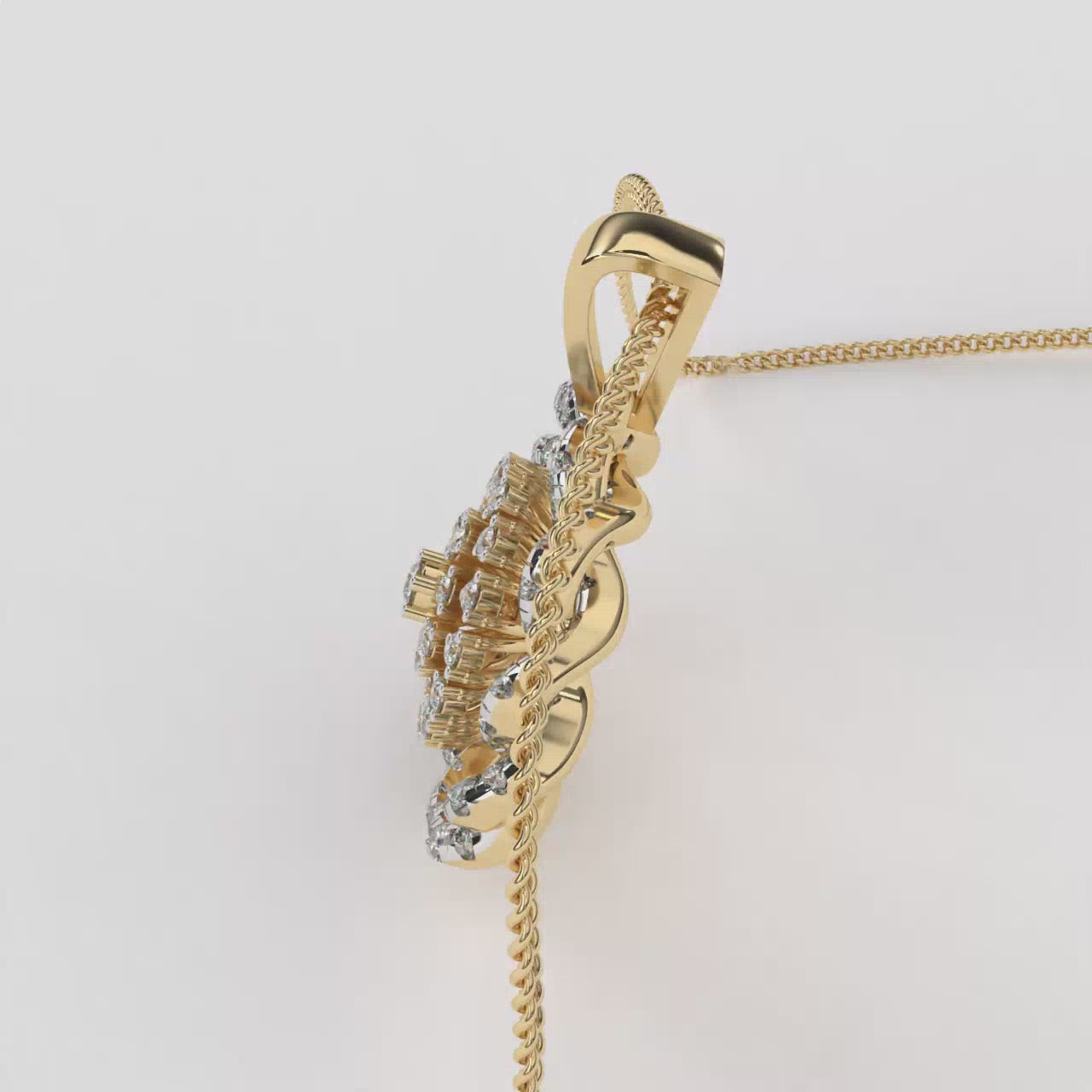 Prism Glow Diamond Pendant