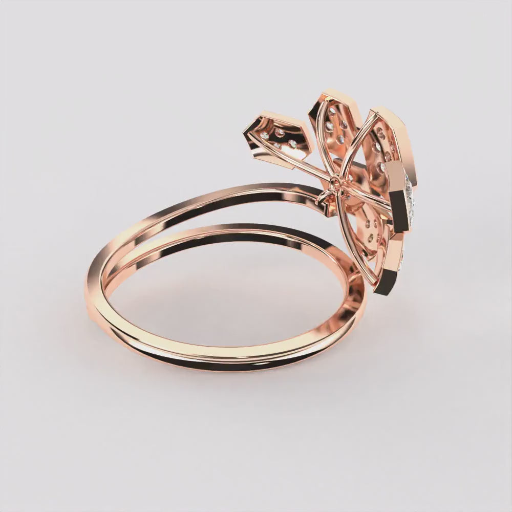 Valued Bloom Diamond Ring