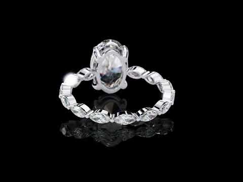 Oval Lab Grown Diamond Ring