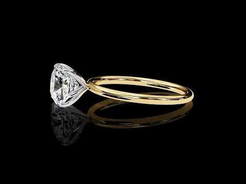 2.50 carats Solitaire Cushion Diamond Ring