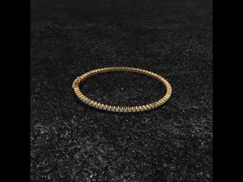 Sleek Round Diamond Tennis Bracelet