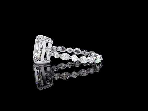 Lab Grown Radiant Diamond Ring