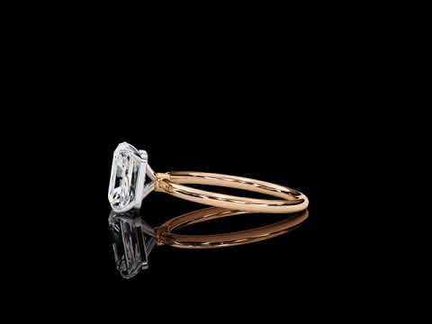 Radiant Lab Grown Diamond Ring