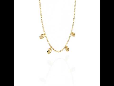 Dainty Lab Grown Diamond Necklace – Modern Vibe Style with Chain