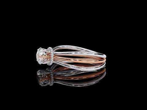 1 carat solitaire lab grown diamond ring