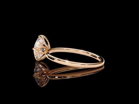 1 Carat Oval Lab Grown Diamond Ring