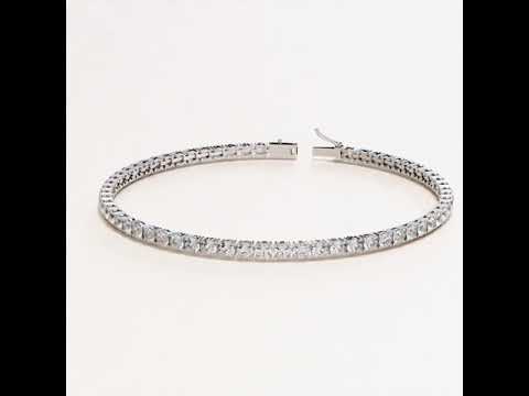 Round Tennis Diamond Bracelet