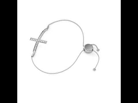 Cross Diamond Bracelet