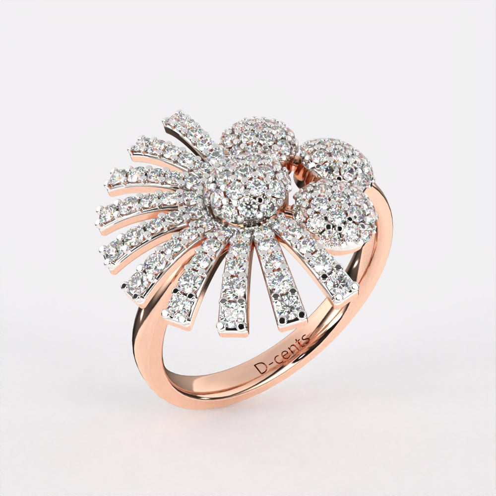 Magnificent Sparkling Diamond Ring