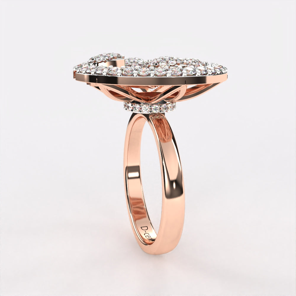 Entwined Diamond Ring