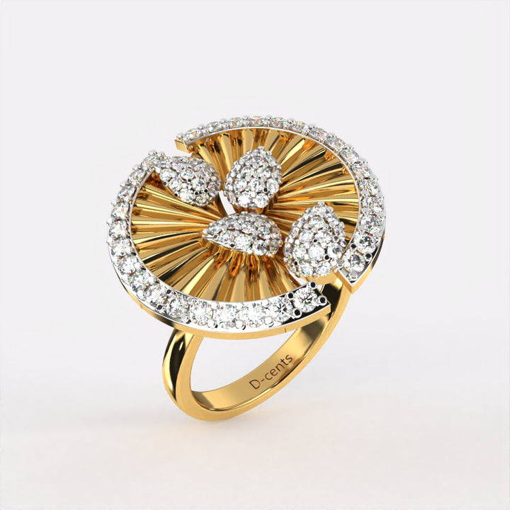 Entwined Diamond Ring