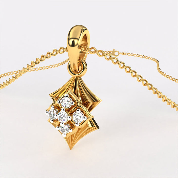 Eternal Flame Diamond Pendant