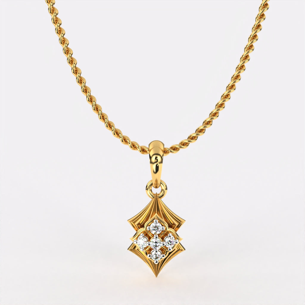 Eternal Flame Diamond Pendant