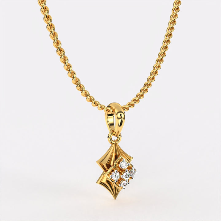 Eternal Flame Diamond Pendant