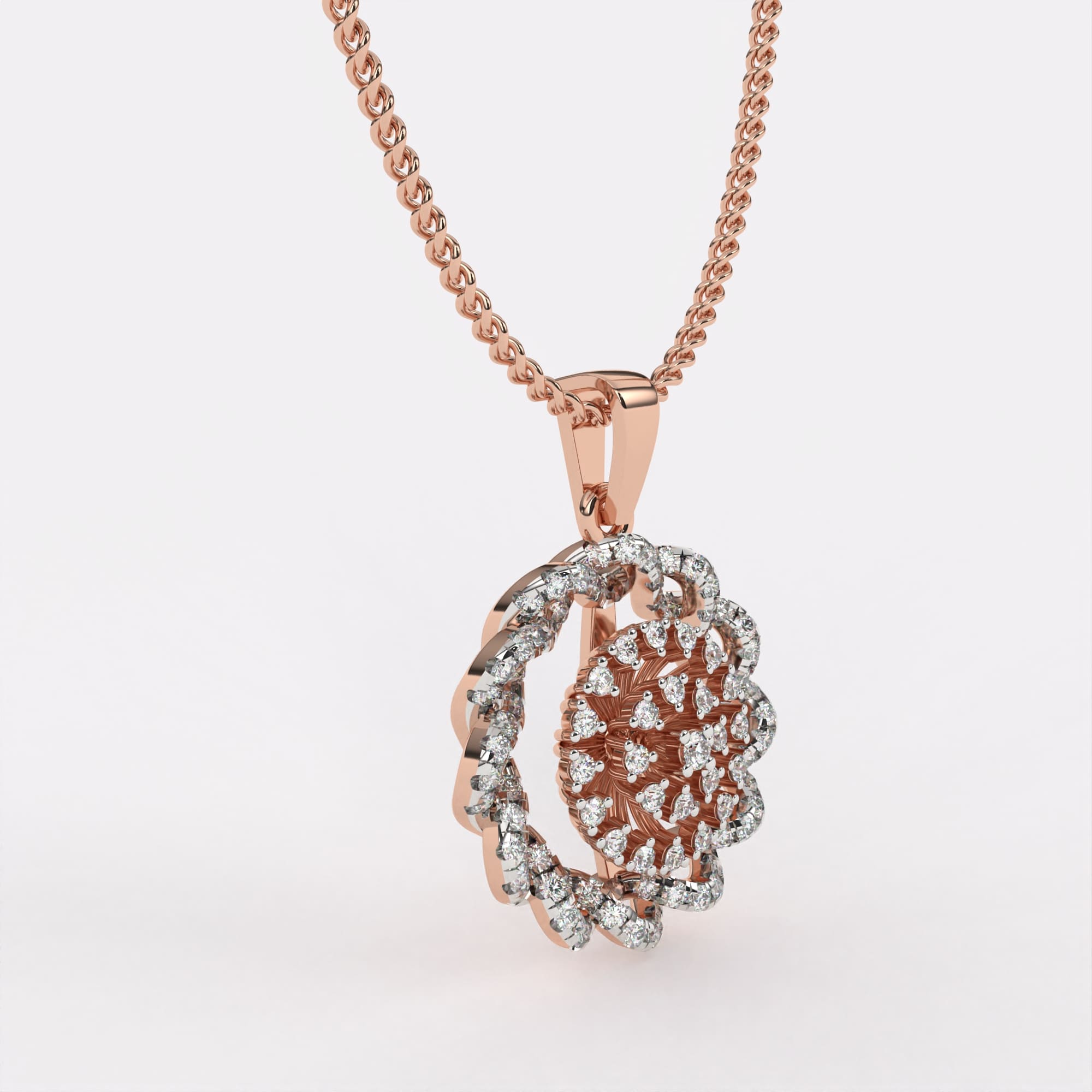 Prism Glow Diamond Pendant