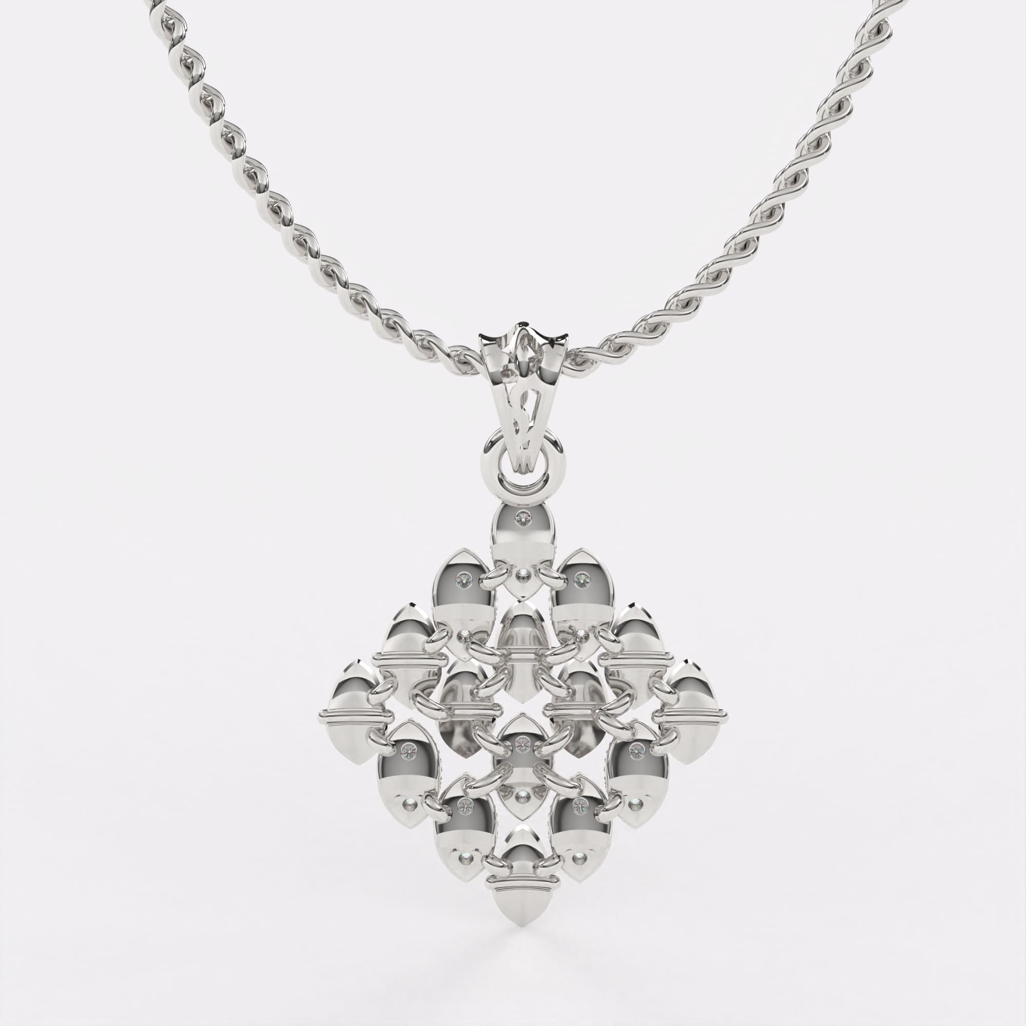 Prism Glowing Diamond Pendant