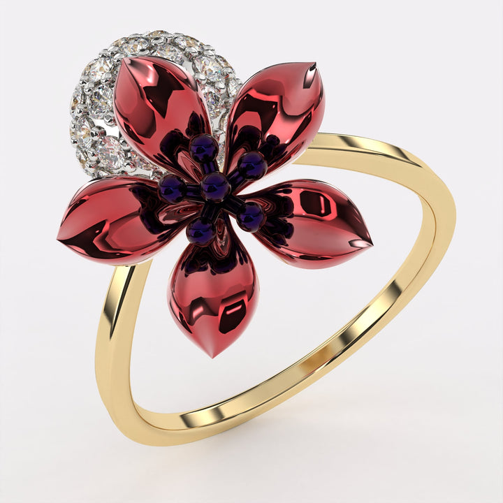 Blooming Elegance Diamond Ring