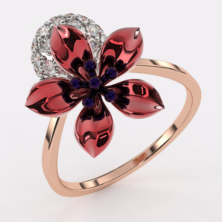 Blooming Elegance Diamond Ring