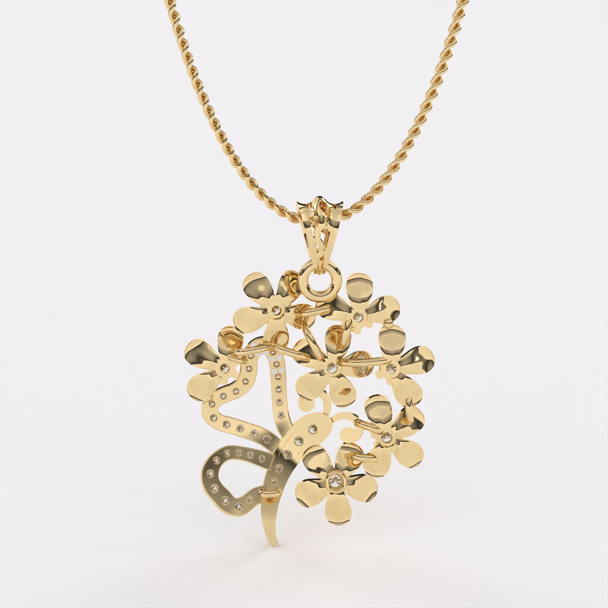 Infinity Spark Diamond Pendant